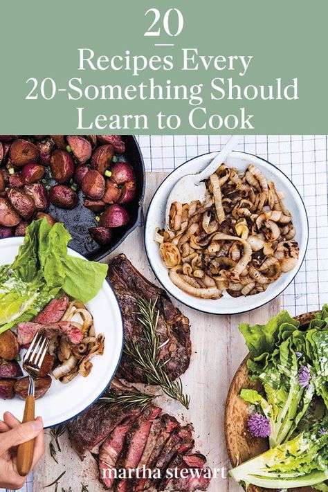 Recipes To Master, Simple Beginner Recipes, Beginner Cooking Recipes Dinners, Beginner Cook Recipes, Beginners Cooking Recipes, Cooking 101 Recipes, Basic Meals For Beginners, Cooking For Beginners Learning, Must Know Recipes