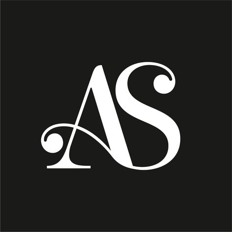 GRAFIKIDENTITY - LOGO DESIGN в Instagram: «AS #AS #ornate #serifs #typography #abstracttype #type #grafikidentity #grafiks #logos #logodesigner #branding #brandingdesigner…» Initials Logo Letters, S Logo Design, Stylish Alphabets, Wedding Logo Design, S Love Images, Text Logo Design, Monogram Logo Design, Initials Logo, Abstract Logo