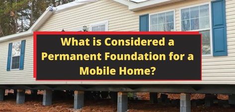 What is Considered a Permanent Foundation for a Mobile Home? Permanent Foundation For Mobile Home, Mobile Home Foundation, Mobile Home Foundation Ideas, Permanent Foundation, Moble Homes, Concrete Block Foundation, Diy Foundation, Double Wide Mobile Home, New Mobile Homes