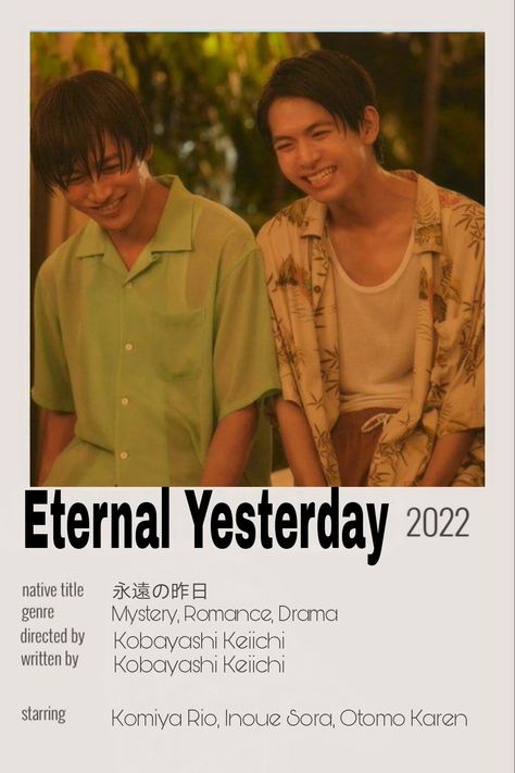 I did it cause I could find a minimalist for this show Eternal Yesterday, Printable Wall Collage, Movies To Watch Teenagers, Great Movies To Watch, Korean Drama List, Japanese Drama, What To Read, Thai Drama, Netflix Series