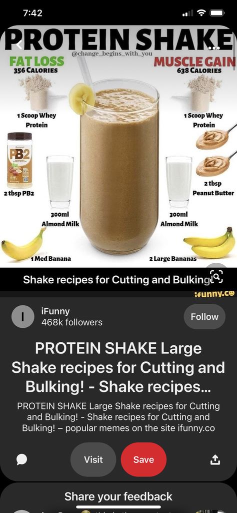 Premium Protein Shake Recipes, Protein Shakes Recipes Fat Loss, Protein Shake Almond Milk, Basic Protein Shake, Almond Milk Ice Cream Recipe, Banana Shake Recipe, Protien Shakes For Fat Loss, Almond Milk Ice Cream, Banana Protein Shake