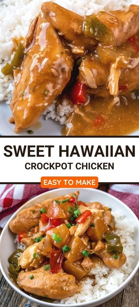 Sweet Hawaiian Crockpot Chicken Crockpot Aloha Chicken, Healthy Hawaiian Chicken Crockpot, Hawaiian Chicken Wraps, Hawaiian Chicken Crockpot Pineapple, Hawian Chicken Crockpot Recipes, Crockpot Chicken Tenderloin Recipes, Chicken Tenderloin Crockpot Recipes, Chicken Tenderloin Recipes Crockpot, Crockpot Chicken Tenderloins