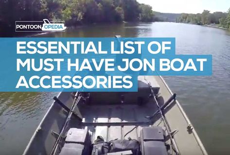 Click here to see the cool Jon boat accessories that you simply must have. Some are fun, but most are essential accessories you can't do without. John Boat Ideas, Jon Boat Ideas, Jon Boat Fishing, Boat Modifications, Jon Boat Modifications, Fishing Boat Accessories, Jon Boats, Box Organization, Boating Accessories