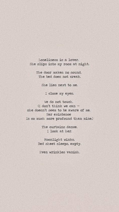 Poetry On Loneliness, Feeling Loneliness Quotes, Quotes Loneliness, Quotes About Loneliness, Abby Aesthetic, English Quotations, Poem Design, Lyric Poetry, Story Elements