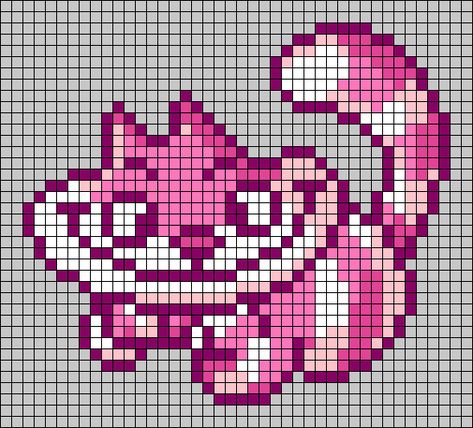 Clown Alpha Pattern, Hama Art, Crochet Store, Pearl Beads Pattern, Pixel Art Grid, Cat Cross Stitch Pattern, Tapestry Crochet Patterns, Cat Cross Stitch, Beaded Cross Stitch