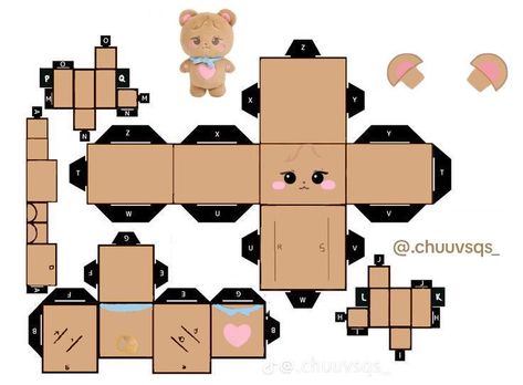 Peluche de Kim Jennie para armar Credits: .Chuuvsqs_ Blackpink Plush Doll, Pink Crafts, Paper Dolls Diy, Kpop Diy, Unisex Baby Shower, Canvas Learning, Diy Birthday Gifts For Friends, Paper Doll Template, Paper Toy