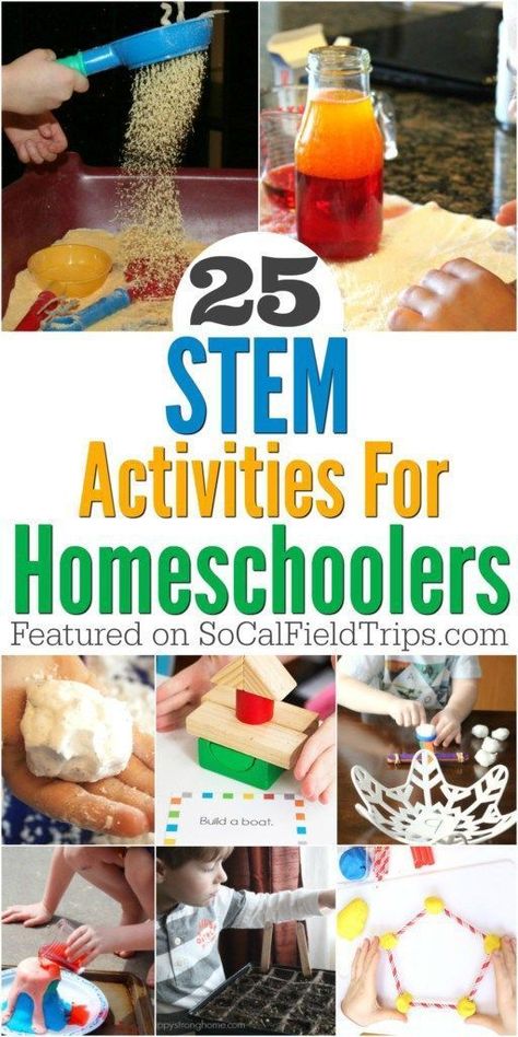 Are you a homeschool parent? Check out these 25 science projects for homeschoolers that are easy for homeschoolers to do at home and with limited supplies. Activities For Homeschoolers, Simple Stem Activities, Homeschool Stem, Stem Activities For Kids, Easy Stem, Parent Advice, Timmy Time, Kids Workshop, Homeschool Projects