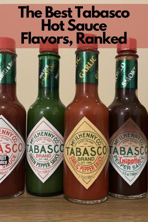 There aren’t many hot sauces in the world more ubiquitous than Tabasco. You’ve seen it at every diner in every corner of the country. It’s made an appearance at every supermarket you’ve ever been to. How many Tabasco sauces are there? Which Tabasco sauce is the hottest? The good folks at McIlhenny Co. are always up to something, so I figured I’d grab a variety pack and get to work answering those questions. #tobasco #diner #hotsauce #ranked #itried #spicy #peppersause #hot Tabasco Hot Sauce, Hot Sauces, Tabasco Sauce, Inspired Recipes, Variety Pack, Stuffed Green Peppers, Fun Drinks, Hot Sauce, Diner