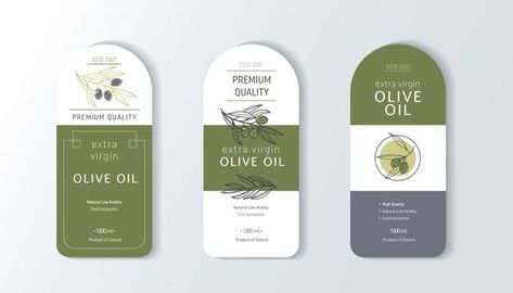 Olive Oil Label Design Ideas, Olive Oil Label Design, Olive Oil Design, Food Label Design, Olive Oil Label, Olive Oil Bottle Design, Oil Label, Olive Oil Packaging, Spices Packaging