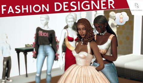 Sims 4 Cc Fashion Designer Career, Sims 4 Fashion Designer Career, Sims Jobs, Sims 4 Cc Jobs, Sims 4 Career Mods, Sims 4 Get To Work, Sims Cheats, Sims 4 Jobs, Styling Business