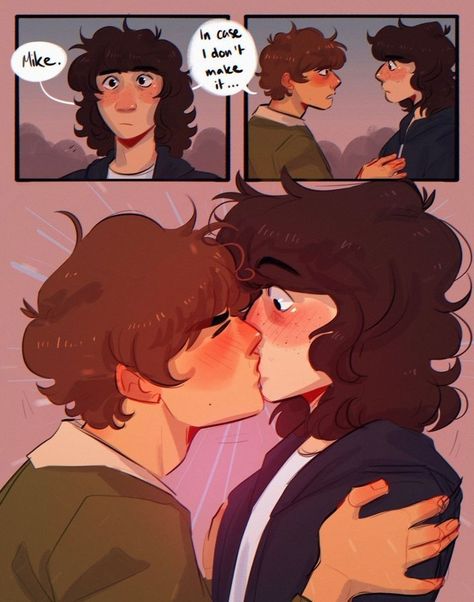 Byler Comic, Byler Kiss, Robin Scherbatsky, Seth Macfarlane, Stranger Things Have Happened, Stranger Things Art, Stranger Things Meme, Will Byers, Stranger Things Funny