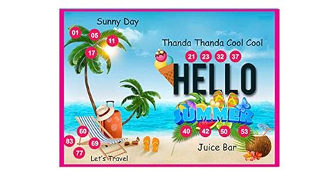 Summer Theme tambola housie Tickets (24 Cards) Tambola Tickets, Education Office, Computer Books, Food Gift Cards, Madhubani Painting, Summer Theme, Baby Games, Doll Accessories, Soft Toy