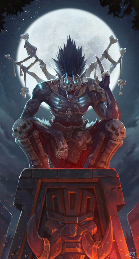 ArtStation - Bwonsamdi , Wenhao Zhang Wow Of Warcraft, World Of Warcraft Characters, Warcraft Characters, Lich King, Warcraft Art, Wow Art, 판타지 아트, Dnd Characters, World Of Warcraft