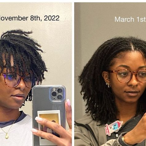 Check more at https://howcandothis.com/hairstyleideas/45574/ Micro Two Strand Twists, Sister Locs On 4c Hair, 1 Year Locs Journey, 4c Microlocs, Starter Micro Locs, Starter Microlocs, Microloc Styles, Micro Locks, 4c Hair Growth