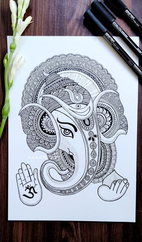 Mandala God Art, Mahadev Drawing Mandala Art, Mandala God Drawing, Mandala Drawing Of God, Ganapati Mandala Art, Ganesh Ji Mandala Art, Ram Mandala Art, God Mandala Art, Ganesh Mandala Art