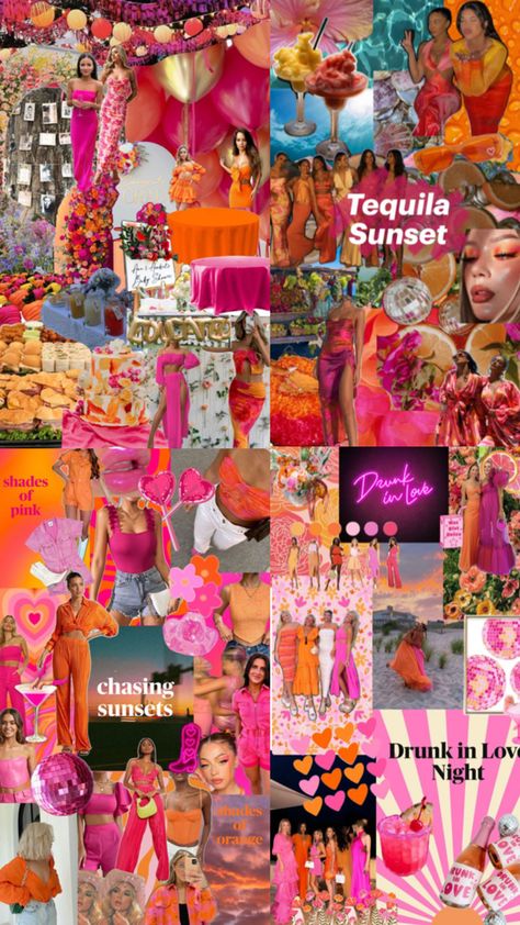 21st Party Themes, 28th Birthday Ideas, Tequila Sunset, Women Party Ideas, Soiree Party, 30th Birthday Themes, Sunset Party, 17th Birthday Ideas, 25th Birthday Parties