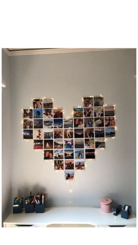 Diy Picture Collage, Letter Picture Collages, Gift Ideas For A Friend, Collage Letters, Anniversary Gift Ideas For Him Boyfriend, Letter Photo Collage, Letters Ideas, Airport Security Check, Make A Photo Collage