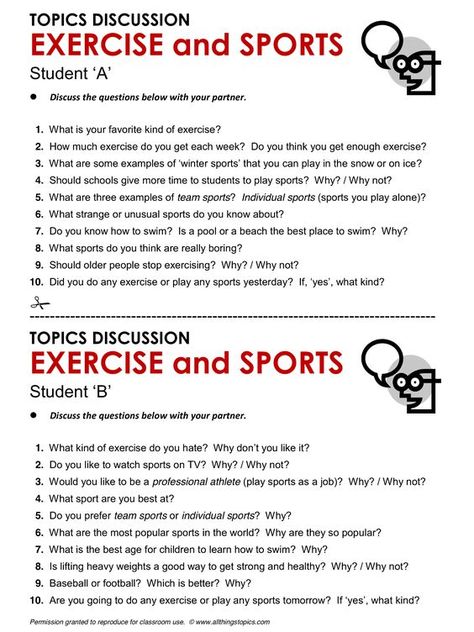 Exercise and Sports, English, Learning English, Vocabulary, ESL, English… English Teaching Materials, English Exam, English Exercises, Speaking Activities, Conversational English, English Vocab, English Language Teaching, English Activities, Esl Teaching