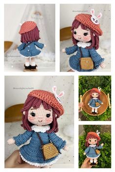 Amigurumi Doll Cute Free Pattern Amigurumi Baba, Crochet Doll Clothes Free Pattern, Doll Amigurumi Free Pattern, Crafts For Preschoolers, Doll Patterns Free, Crochet Doll Tutorial, Doll Clothes Patterns Free, Crochet Dolls Free Patterns, Doll Cute