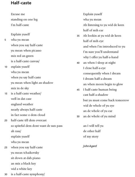 Half Caste Half Caste Poem Analysis, Inspiring Poetry, Poem Analysis, I Work Hard, Words To Describe, I Am Scared, Word Search Puzzle, Motivational Quotes, Poetry