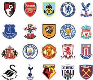 All Football Club Logo, Football Teams Logo, English Football Teams, Manchester City Logo, Football Logo Design, Football Team Names, Football Trophies, British Football, Premier League Teams