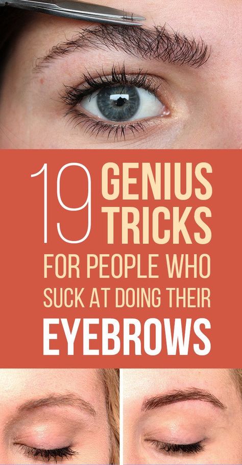 Plucking Perfect Eyebrows, Eyebrows For Face Shape, Regrow Eyebrows, How To Do Brows, Uneven Eyebrows, Plucking Eyebrows, Eyebrow Hacks, Eyebrow Makeup Tips, Threading Eyebrows