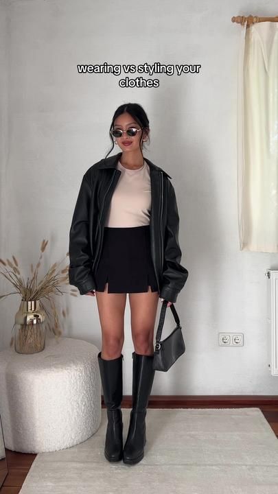 Thanyaw Outfits, Autumn Outfit Inspo, Outfit Elegantes, Rock Outfit, Easy Trendy Outfits, Causual Outfits, Outfit Fall, Outfit Aesthetic, Autumn Outfit