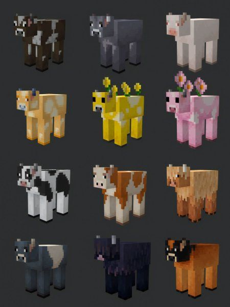 Minecraft Realistic Texture Pack, Minecraft Cow, Minecraft Realistic, Minecraft Barn, Big Cow, Types Of Cows, Minecraft Horse, Minecraft Texture Pack, Skins Aesthetic