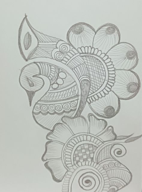 Mehandi Sketch Designs, Mehendi Drawing On Paper, Rangoli Designs Drawing On Paper, Mehndi Designs Pencil Sketch, Mehndi Drawing On Paper, Sankranthi Festival, Mehndi Drawing, Mehndi Book, Mehendi Simple