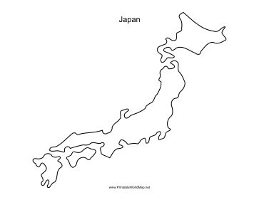 This printable outline map of Japan is useful for school assignments, travel planning, and more. Free to download and print Japan Map Drawing, Bullet Journal Outline, Director Poster, Travel Zine, Japan Journal, Graphic Design Mood Board, Create Worksheets, City Embroidery, Missions Conference