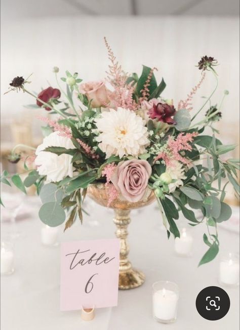 Wedding Table Pink, Gold Wedding Centerpieces, Pink Tent, Dusty Pink Weddings, Tented Wedding, Flowers And Greenery, Rose Centerpieces, Dusty Rose Wedding, Unique Wedding Flowers