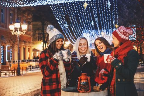 Photograph, People, Red, Snapshot, Fun, Winter, Plaid, Event, Design, Christmas, Summer Events Ideas, Christmas Stock Photos, Festival Ideas, Winter Plaid, Hot Cocoa Bar, Cocoa Bar, Small Business Saturday, Christmas Photoshoot, Summer Road Trip