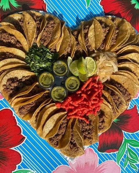 Valentine Tacos Heart, Heart Shaped Taco Platter, Heart Shaped Tacos, Heart Tacos Tray, Taco Heart Platter, Valentines Tacos, Birthday Tacos, Taco Heart, Heart Tacos