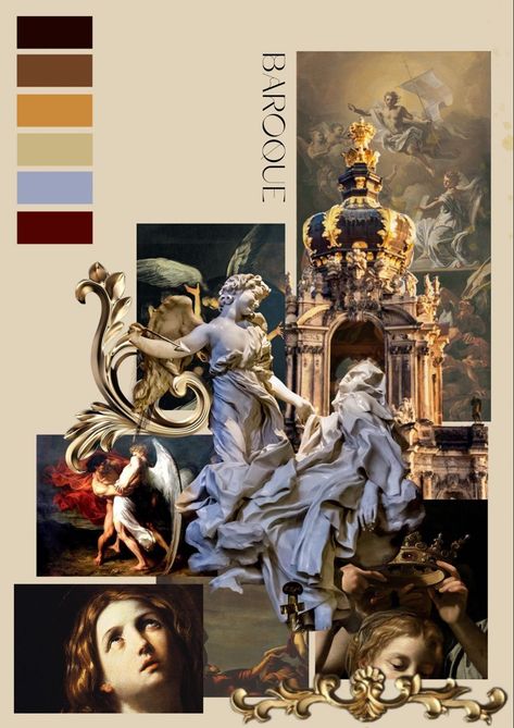 Baroque color palette Baroque Mood Board, Baroque Color Palette, Baroque Fashion Modern, Baroque Art Design, Baroque Aesthetic Fashion, Royal Moodboard, Royal Color Palette, Royal Colors Palette, Logo Business Design