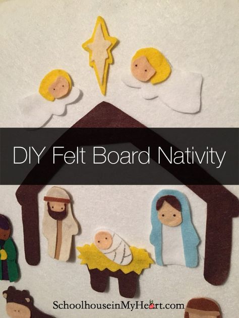 DIY Felt Nativity Pattern. #kidmin #children's ministry #Sunday School #Christmas Ideas #Christmas Ideas for Kids Felt Board Nativity Pattern, Nativity Felt Pattern, Felt Nativity Pattern Templates, Felt Board Diy, Felt Nativity, Nativity Ornaments Diy, Diy Felt Board, Nativity Advent Calendar, Diy Nativity