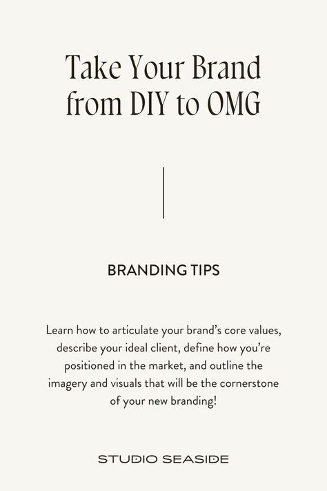 Wowing your clients with your branding can really be the key to long-term success. You want your audience to not only understand your brand's core values but you want to provide them an immersive experience too. Check out this guide to help you easily build your dream brand! Words To Describe Yourself, Entrepreneur Advice, Strategic Goals, Learn Business, Ideal Client, Branding Design Inspiration, Crash Course, Immersive Experience, Describe Yourself