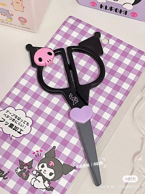 Kuromi Room, Kuromi Stuff, Cute Ipad Cases, Cute Stationary School Supplies, Kitty Clothes, Hello Kitty Rooms, Hello Kitty Crafts, Mushroom Jewelry, Hello Kitty Themes