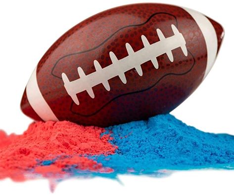 Gender Reveal Football, Football Gender Reveal, Gender Reveal Games, Gender Reveal Ideas, Team Pink, Football Ball, Fiesta Baby Shower, Baby Shower Party Supplies, Baby Gender Reveal