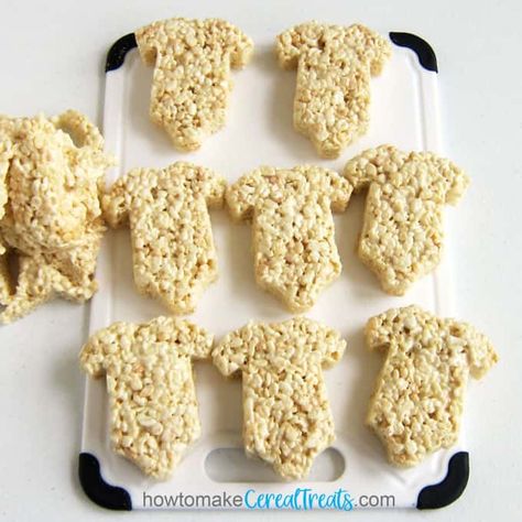 Shape Rice Krispie Treats, Rice Krispie Treats Cutouts, Rice Krispie Treats Baby Shower Blue, Bear Rice Krispies Treats, Baby Shower Rice Krispie Treats Boy, Gender Reveal Rice Krispie Treats, Baby Shower Rice Krispie Treats, Decorated Rice Krispie Treats, Rice Krispie Treats Decorated