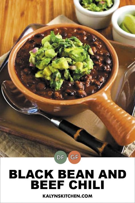 Recipe With Cilantro, Bowl Of Chili, South Beach Diet Recipes, Beef Chili Recipe, Black Bean Chili, Chili Ingredients, South Beach Diet, Bean Chili, Beef Chili