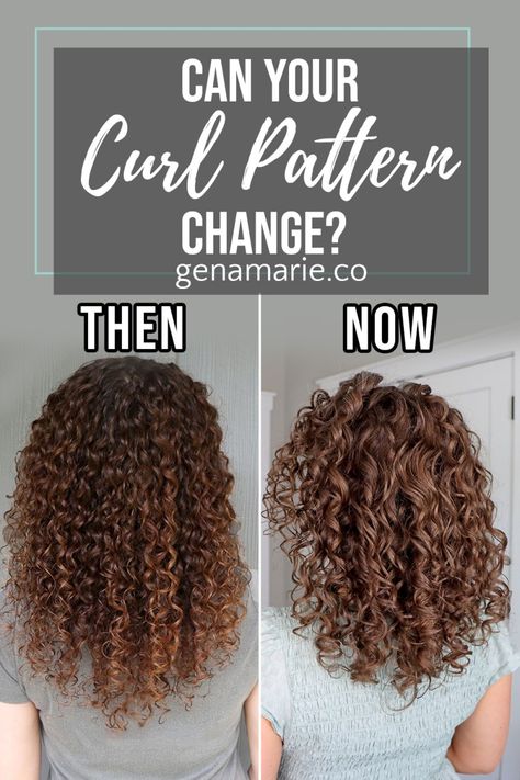 How To Change Curl Pattern, How To Get Curl Pattern Back Natural, How To Change Your Curl Pattern, How To Get Tighter Curls, How To Elongate Natural Curls, Tight Curls Hairstyle, Curl Transformation, Curl Pattern Chart, Curl Type Chart