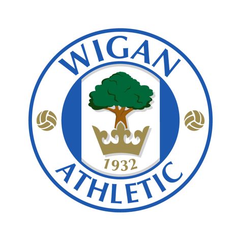 Wigan Athletic, English Football League, Club Badge, Sports Signs, Association Football, Vector Pop, Embroidery Vector, Travel Logo, C Logo