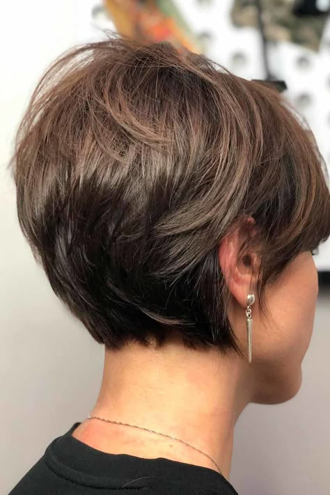 Choppy Haircuts, Haircuts Ideas, Bob Haircut For Fine Hair, Pixie Haircut For Thick Hair, Short Hairstyles For Thick Hair, Cute Hairstyles For Short Hair, Haircut For Thick Hair, Short Hairstyle, Pixie Bob