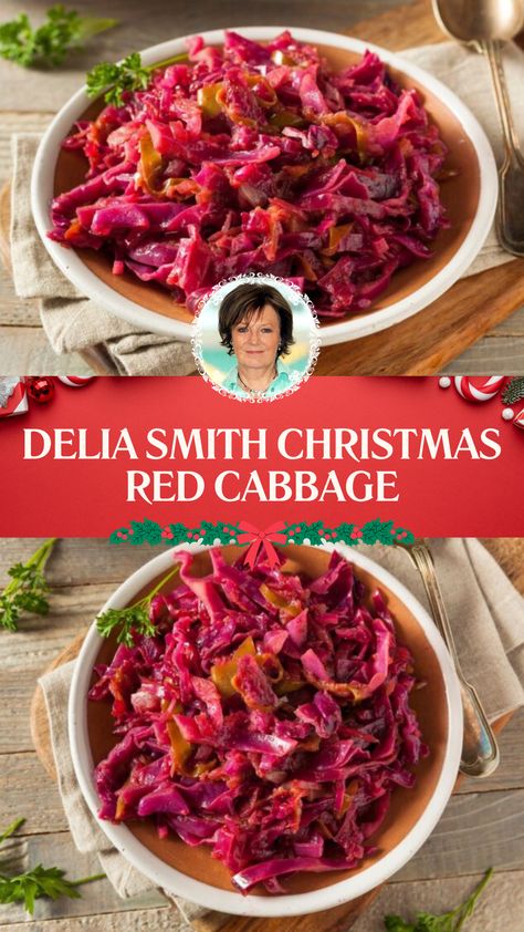 Delia Smith Christmas Red Cabbage Cooked Red Cabbage, Red Cabbage Recipe, Cooking Apples, Cabbage Side Dish, Cabbage Recipes Healthy, Red Wine Recipe, Mediterranean Recipes Healthy, Red Cabbage Recipes, Foodie Lover