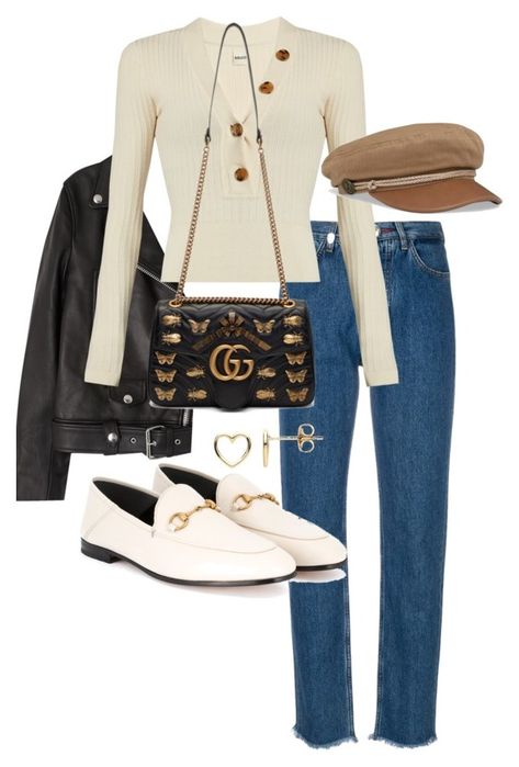 "Untitled #23203" by florencia95 ❤ liked on Polyvore featuring Acne Studios, Philipp Plein, Khaite, Gucci and Estella Bartlett Gucci Outfits Women Casual, Gucci Inspired Outfit Women, Chic Luxury Gucci Tops, Net A Porter Gucci, Gucci Outfits Women Fashion, Luxury Chic Gucci Cardigan, Fitted Designer Gucci Sweater, Gucci Outfits Women, Gucci Outfit