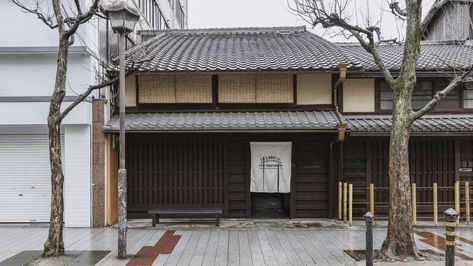 Skyscraper Model, California Architecture, Turquoise Tile, Traditional Japanese Architecture, Vinyl House, Accessory Dwelling Unit, Mix Use Building, Small Courtyards, Brick Architecture