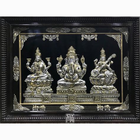 Gods Photo Frames, Silver Photo Frame, Silver Photo Frames Of God, Silver God Photos Frames For Pooja Room, Silver God Photos For Pooja Room, God Photo Frames For Pooja Room, Puja Design, Big Photo Frames, Silver Photo Frames