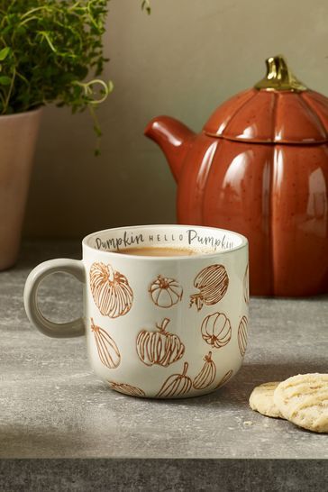 Mug Sets, Pumpkin Mug, Coffee Obsession, Cuppa Tea, Glass Mugs, Hello Pumpkin, Mugs Coffee, Glass Coffee Mugs, Pottery Crafts