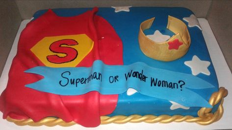 Super Hero Gender Reveal Ideas, Superhero Gender Reveal, Superheroes Party, Baby Gender Reveal Party Decorations, Baby Superhero, Gender Reveal Themes, Gender Reveal Ideas, Gender Reveals, Gender Reveal Party Decorations