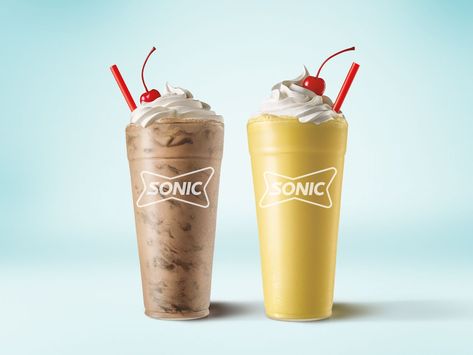 Stay Cool This Summer With Sonic's New Brownie And Cake Batter Milkshakes Delish Low Calorie Shakes, Cake Batter Shake, Toasted Coconut Recipes, Sonic Cake, How To Make Brownies, Vanilla Ice Cream Recipe, Italian Sausage Recipes, Brownie Batter, Fried Chicken Recipes